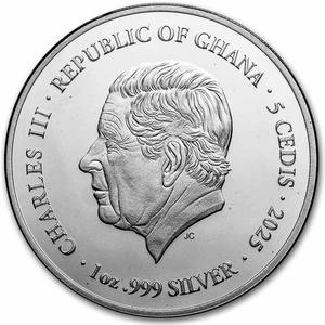 Ghana / Silver Ounce 2025 Patron Saints - St Michael the Archangel - obverse photo