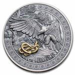 Silver Fifty Grams 2023 Eagle: Photo Coin, Ghana, Silver Fifty Grams 2023 Eagle / thumbnail