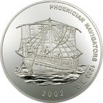 Five Hundred Sika Silver 2002 Phoenician Ship: Photo Coin, Ghana, Five Hundred Sika Silver 2002 Phoenician Ship / thumbnail