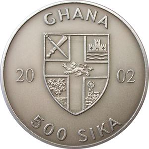 Ghana / Silver Ounce 2002 Discus - obverse photo