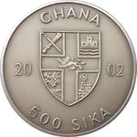 Silver Ounce 2002 Discus: Photo Coin, Ghana, Silver Ounce 2002 Discus / thumbnail