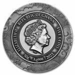 Silver Ounce 2022 Year of the Tiger: Photo Coin, Ghana, Silver Ounce 2022 Year of the Tiger / thumbnail
