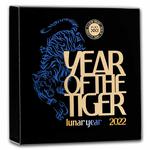 Silver Ounce 2022 Year of the Tiger: Photo Coin, Ghana, Silver Ounce 2022 Year of the Tiger / thumbnail