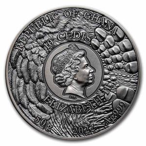 Ghana / Silver Fifty Grams 2022 Panther - obverse photo