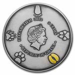 Silver Five Ounces 2022 Bison: Photo Coin, Ghana, Silver Five Ounces 2022 Bison / thumbnail