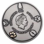 Silver Five Ounces 2021 Lynx: Photo Coin, Ghana, Silver Five Ounces 2021 Lynx / thumbnail