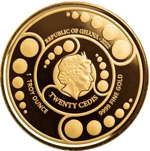 Ghana / Gold Ounce 2022 Alien - obverse photo
