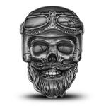 Silver Ounce 2024 Biker Skull: Photo Coin, Ghana, Silver Ounce 2024 Biker Skull / thumbnail