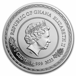 Ghana / Silver Ounce 2022 Tree of Life - obverse photo