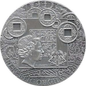 Ghana / Silver Two Ounces 2019 The Legend of History - Kuanyu - obverse photo