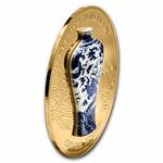Silver Two Ounces 2021 Chinese Dragon Vase: Photo Coin, Ghana, Silver Two Ounces 2021 Chinese Dragon Vase / thumbnail