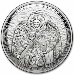 Ghana / Silver Ounce 2025 Patron Saints - St Michael the Archangel - reverse photo