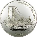 Five Hundred Sika Silver 2002 Egyptian Ship: Photo Coin, Ghana, Five Hundred Sika Silver 2002 Egyptian Ship / thumbnail