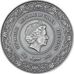 Silver Fifty Grams 2021 Goddesses of Health - Brigid: Photo Coin, Ghana, Silver Fifty Grams 2021 Goddesses of Health - Brigid / thumbnail