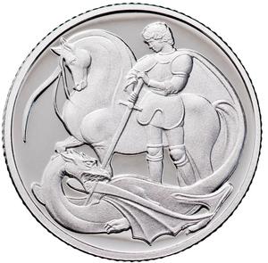 Gibraltar / Silver Sovereign 2024 Saint George and the Dragon - reverse photo