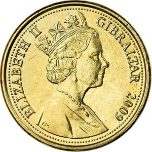 Gibraltar / One Pound 2009 - obverse photo