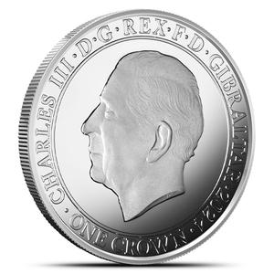 Gibraltar / Silver Ounce 2024 Two Pence Blue - obverse photo
