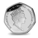 Fifty Pence 2021 The Boy in the Dress: Photo Coin, Gibraltar, Fifty Pence 2021 The Boy in the Dress / thumbnail
