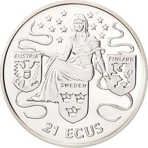 Gibraltar / Twenty-one Ecus 1995 - reverse photo