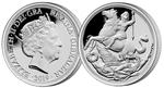 Silver Sovereign 2019 Saint George and the Dragon: Photo Coin, Gibraltar, Silver Sovereign 2019 Saint George and the Dragon / thumbnail