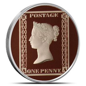Gibraltar / Silver Ounce 2024 Penny Red - reverse photo