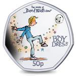 Fifty Pence 2021 The Boy in the Dress: Photo Coin, Gibraltar, Fifty Pence 2021 The Boy in the Dress / thumbnail