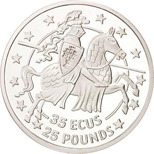 Gibraltar / Thirty-five Ecus 1992 - reverse photo
