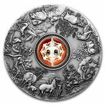 Silver Half Kilo 2021 Lunar Lucky Coin: Photo Coin, Gibraltar, Silver Half Kilo 2021 Lunar Lucky Coin / thumbnail