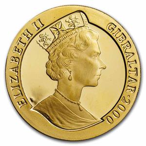Gibraltar / Gold Half Ounce 2000 Penny Post - obverse photo