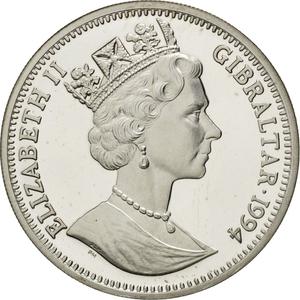 Gibraltar / Fourteen Ecus 1994 - obverse photo