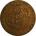 Halfpenny Token 1793 Staffordshire Leek: Photo Coin, Great Britain, Halfpenny Token 1793 Staffordshire Leek / thumbnail