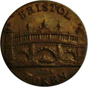 Great Britain / Halfpenny Token 1794 Somerset Niblocks - reverse photo
