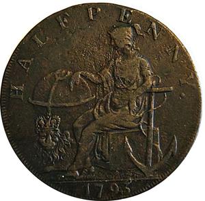 Great Britain / Halfpenny Token 1793 Norfolk Norwich Campin - reverse photo