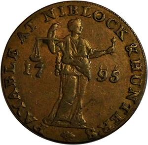 Great Britain / Halfpenny Token 1795 Somerset Bristol - obverse photo