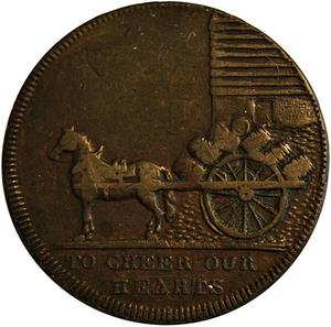Great Britain / Halfpenny Token 1796 Kent Tenterden - obverse photo