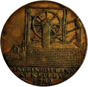 Great Britain / Halfpenny Token 1789 Shropshire Coalbrook - reverse photo
