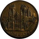 Halfpenny Token 1795 Yorkshire York Cathedral: Photo Coin, Great Britain, Halfpenny Token 1795 Yorkshire York Cathedral / thumbnail