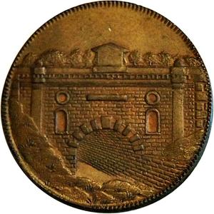 Great Britain / Halfpenny Token 1795 Gloucester Brimscombe Port - reverse photo