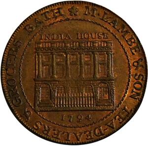 Great Britain / Halfpenny Token 1794 Somerset Bath - obverse photo