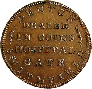 Great Britain / Farthing Token Middlesex Denton - reverse photo
