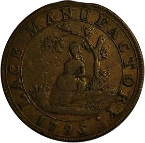 Great Britain / Halfpenny Token 1795 Middlesex Moore - reverse photo