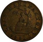 Halfpenny Token 1795 Middlesex Moore: Photo Coin, Great Britain, Halfpenny Token 1795 Middlesex Moore / thumbnail