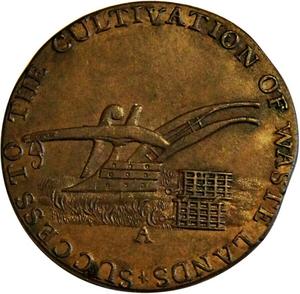 Great Britain / Halfpenny Token Gloucestershire Beggar - reverse photo