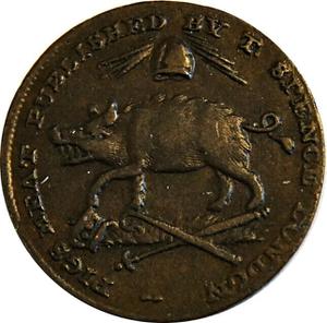 Great Britain / Farthing Token 1795 Middlesex Spence - reverse photo
