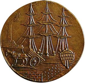 Great Britain / Farthing Token Middlesex Denton - obverse photo