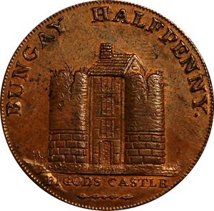 Great Britain / Halfpenny Token 1794 Suffolk Bungay - obverse photo