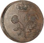 Halfpenny (Pattern): Photo Pattern Coin - Halfpenny, Queen Anne, England, Great Britain, 1707-1714