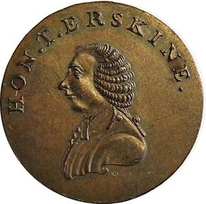 Great Britain / Halfpenny Token Middlesex Erskine - obverse photo