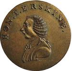 Halfpenny Token Middlesex Erskine: Photo Coin, Great Britain, Halfpenny Token Middlesex Erskine / thumbnail