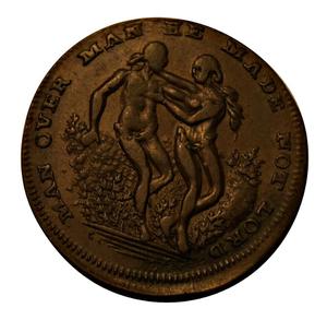 Great Britain / Farthing Token Adam and Eve - obverse photo